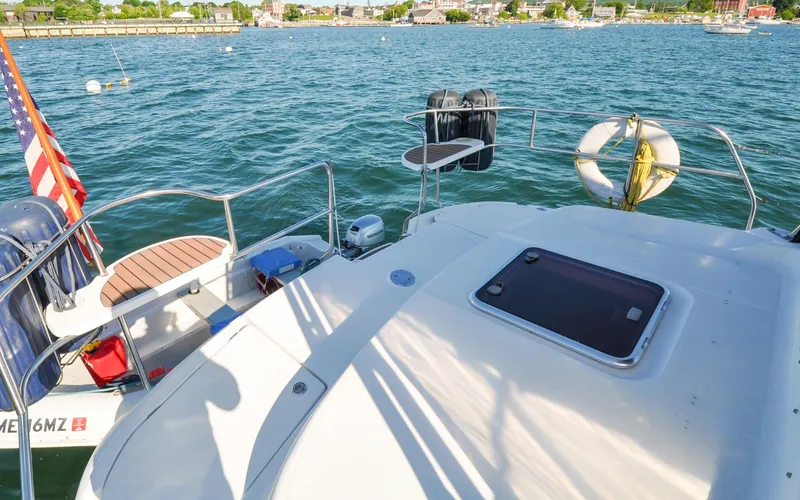 Coralee Yacht Photos Pics Hunter 45CC - Coralee - Aft Deck