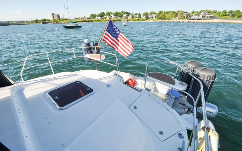 Coralee Yacht Photos Pics Hunter 45CC - Coralee - Aft Deck