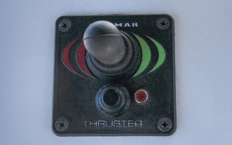 Coralee Yacht Photos Pics Hunter 45CC - Coralee - Cockpit - Helm Station - Bow Thruster