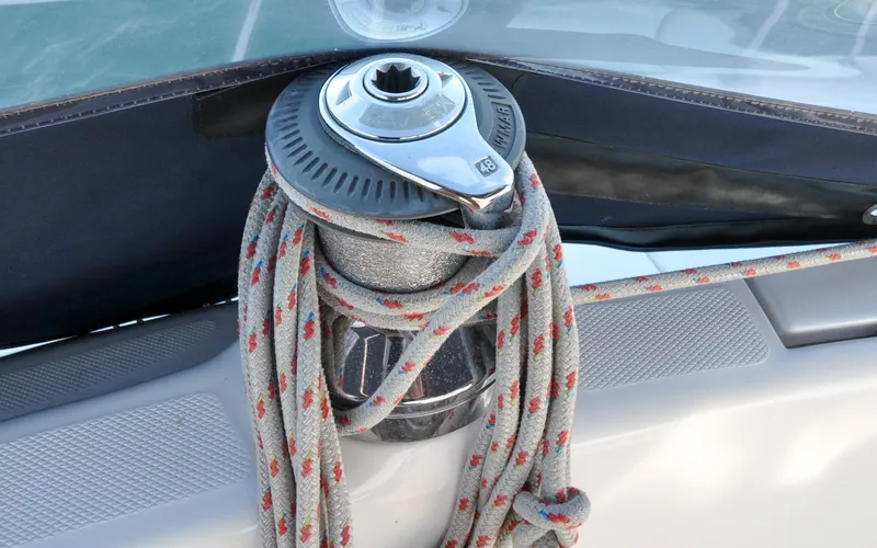 Coralee Yacht Photos Pics Hunter 45CC - Coralee - Cockpit - Primary Winch