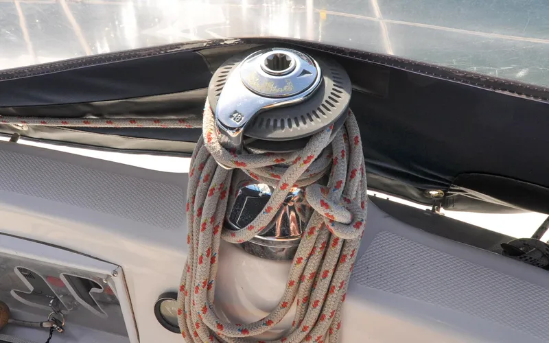 Coralee Yacht Photos Pics Hunter 45CC - Coralee - Cockpit - Primary Winch