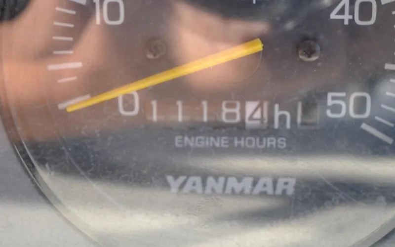 Coralee Yacht Photos Pics Hunter 45CC - Coralee - Cockpit - Engine Panel - Hour Meter