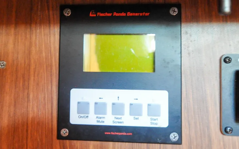 Coralee Yacht Photos Pics Hunter 45CC - Coralee - Navigation Station - Generator Panel