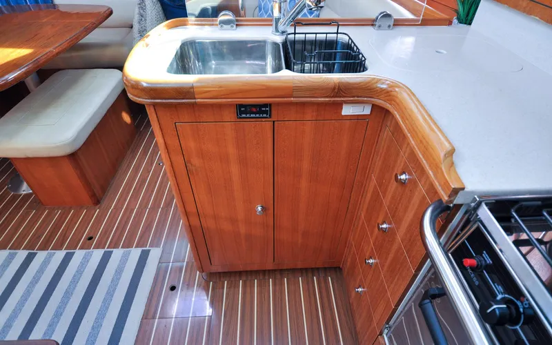 Coralee Yacht Photos Pics Hunter 45CC - Coralee - Galley - Storage