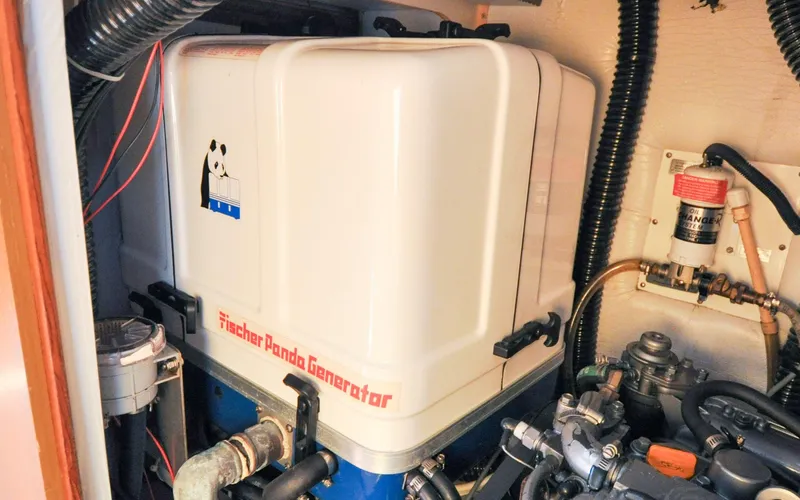 Coralee Yacht Photos Pics Hunter 45CC - Coralee - Engine Room - Genset