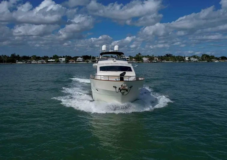 Boulos Yacht Photos Pics Luxury Gianetti 86 yacht cruising on a sunny day, 2003 model.