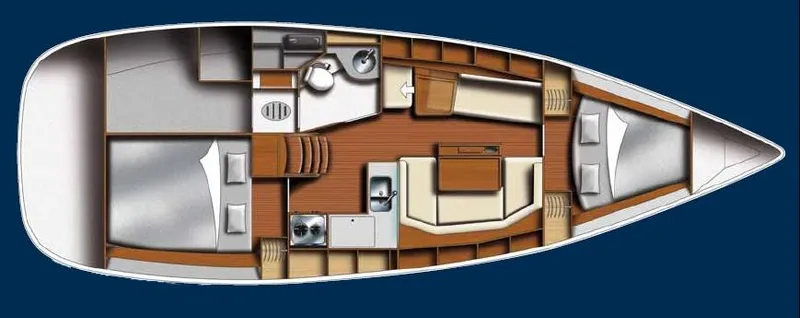 For Grins Too Yacht Photos Pics Floor plan of a 2010 Jeanneau Sun Odyssey 36i sailboat interior layout.