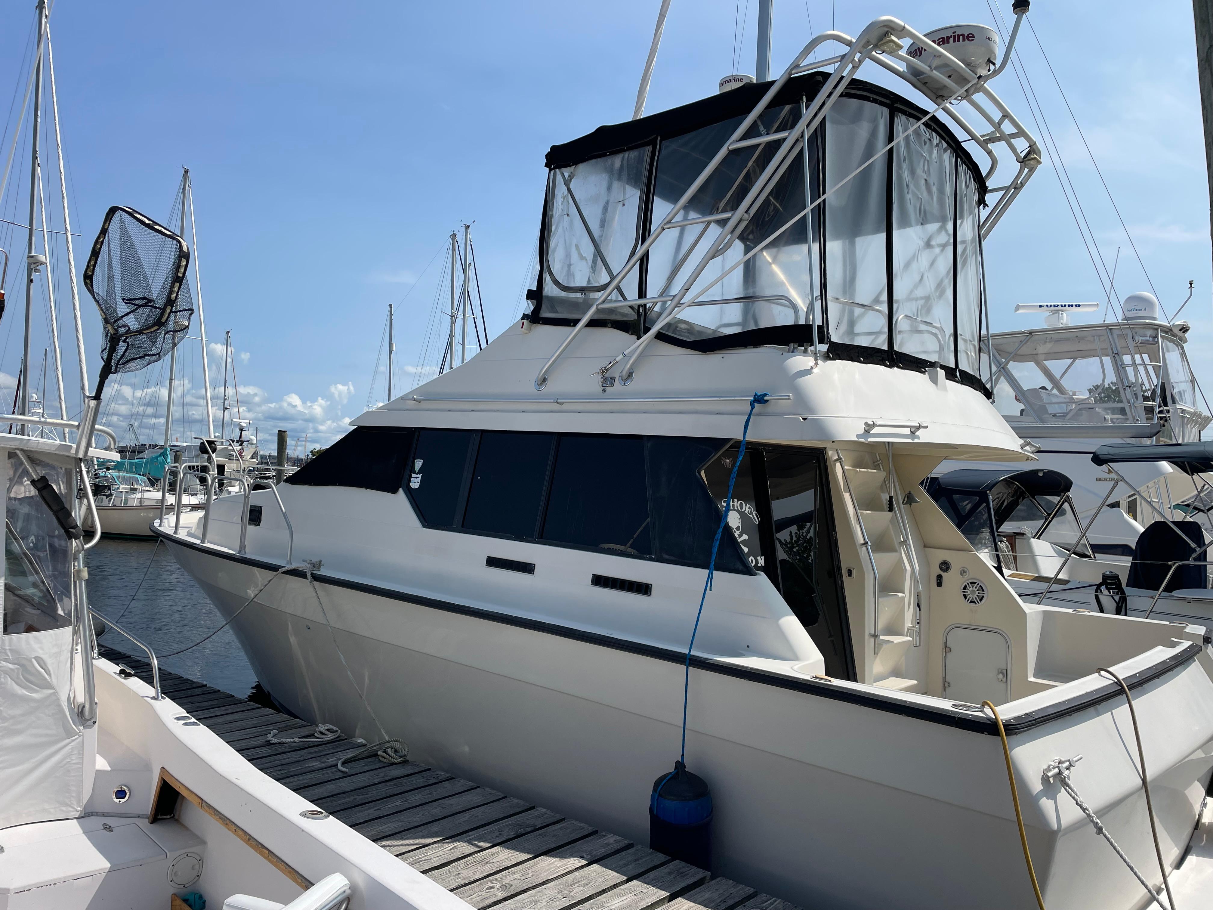 1988 Mainship 35 Mediterranean Convertible for sale YachtWorld
