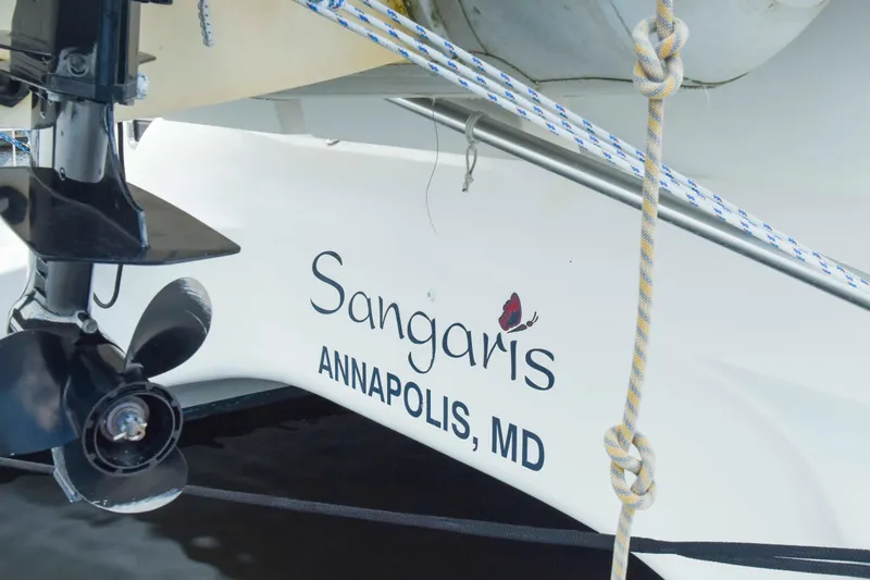 Sangaris Yacht Photos Pics Manta 42 MkII sailboat, 2005, named "Sangaris" docked in Annapolis, MD.