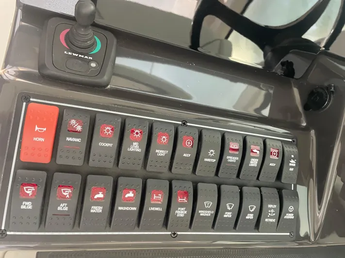 Sea Horse Yacht Photos Pics Electric panel with Bowthruster