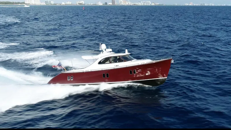 Gazelle Yacht Photos Pics 2014 Zeelander Z44 yacht cruising on open ocean waters.