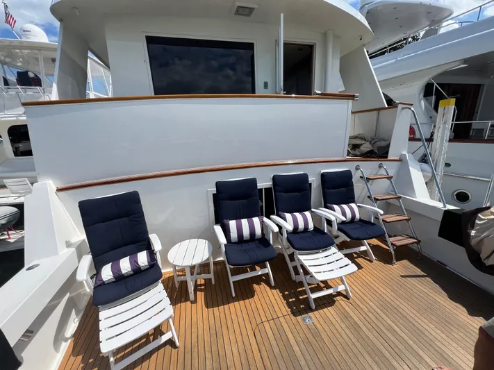 Pax III Yacht Photos Pics Cockpit