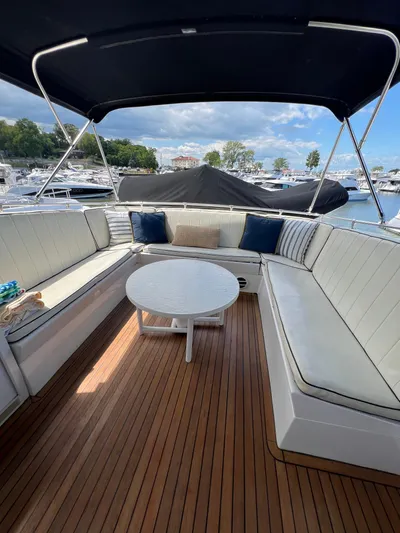 Pax III Yacht Photos Pics Flybridge