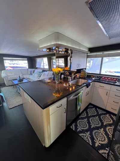 Pax III Yacht Photos Pics Galley Aft
