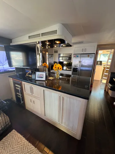 Pax III Yacht Photos Pics Galley