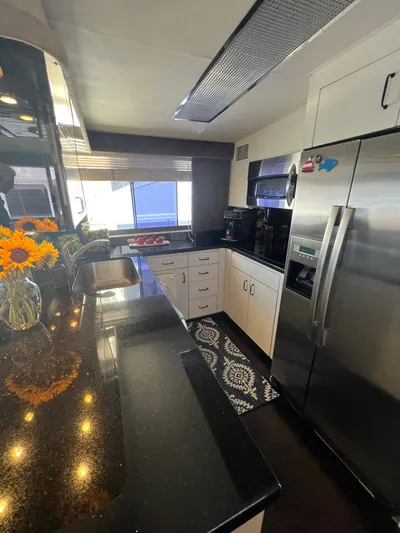 Pax III Yacht Photos Pics Galley