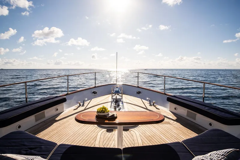 Fortuna Yacht Photos Pics Foredeck