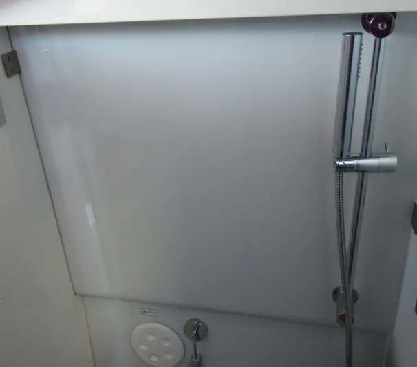  Yacht Photos Pics Shower area in 2025 Axopar 37XC CROSS CABIN boat.