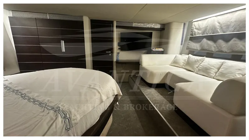  Yacht Photos Pics Luxurious interior of a 2009 Azimut 68S yacht with modern furnishings and elegant design.