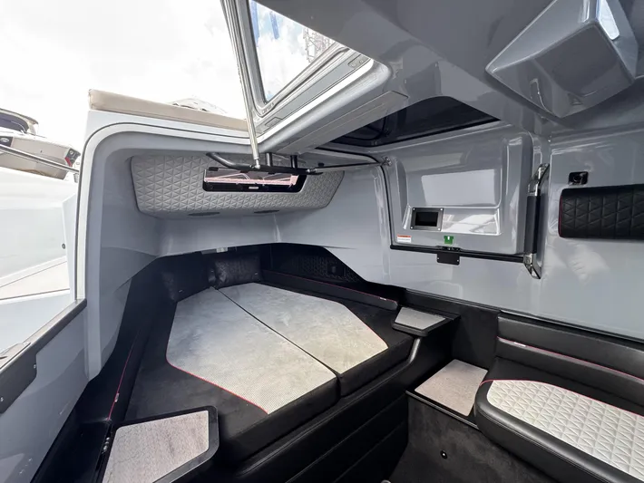 Kraken Yacht Photos Pics Interior of 2023 BRABUS Shadow 900 ST, featuring sleek, modern design and luxurious seating.