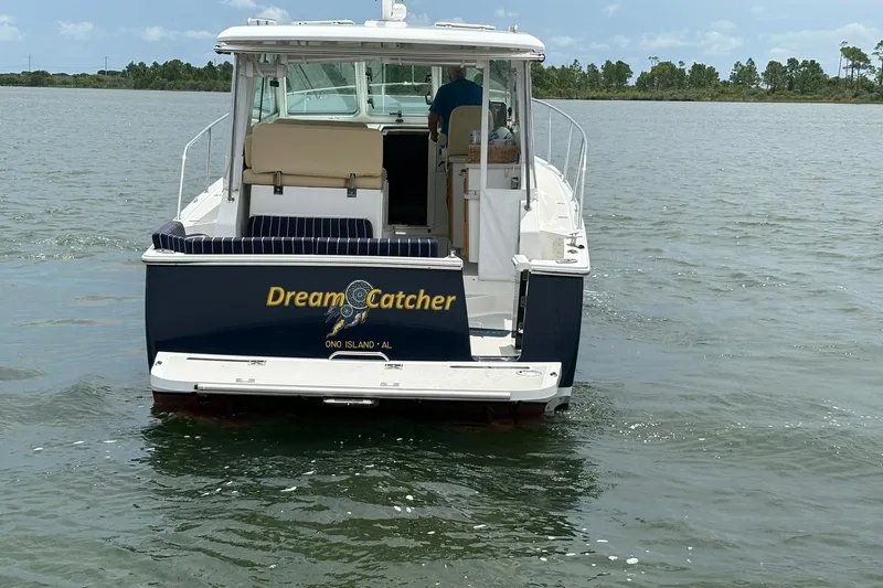  Yacht Photos Pics 2013 Back Cove 34 boat named "Dream Catcher" on water, Ono Island, AL.