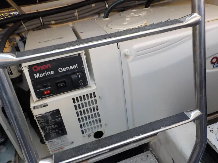 " Sarah Jane " Yacht Photos Pics Onan Marine Genset in a 2006 Tiara Yachts 4400 Sovran.