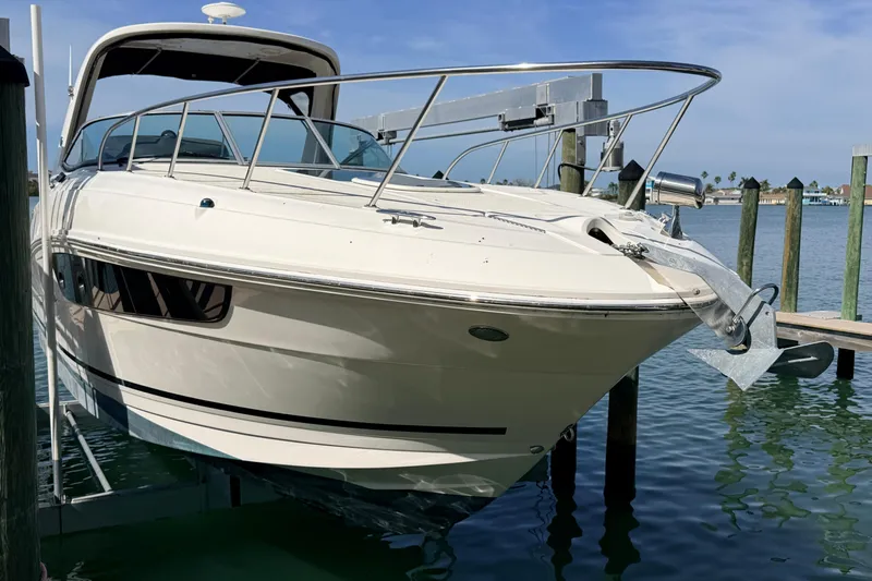  Yacht Photos Pics 2016 Sea Ray Sundancer 310 yacht docked on a sunny day.