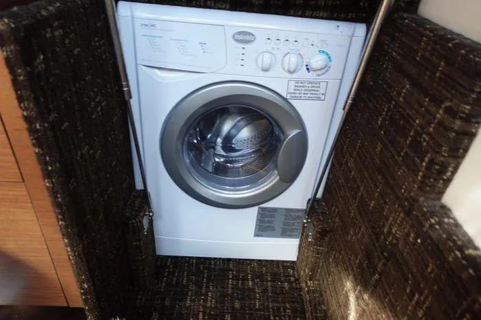  Yacht Photos Pics Washing machine inside 2012 Sea Ray 450 Sedan Bridge yacht.