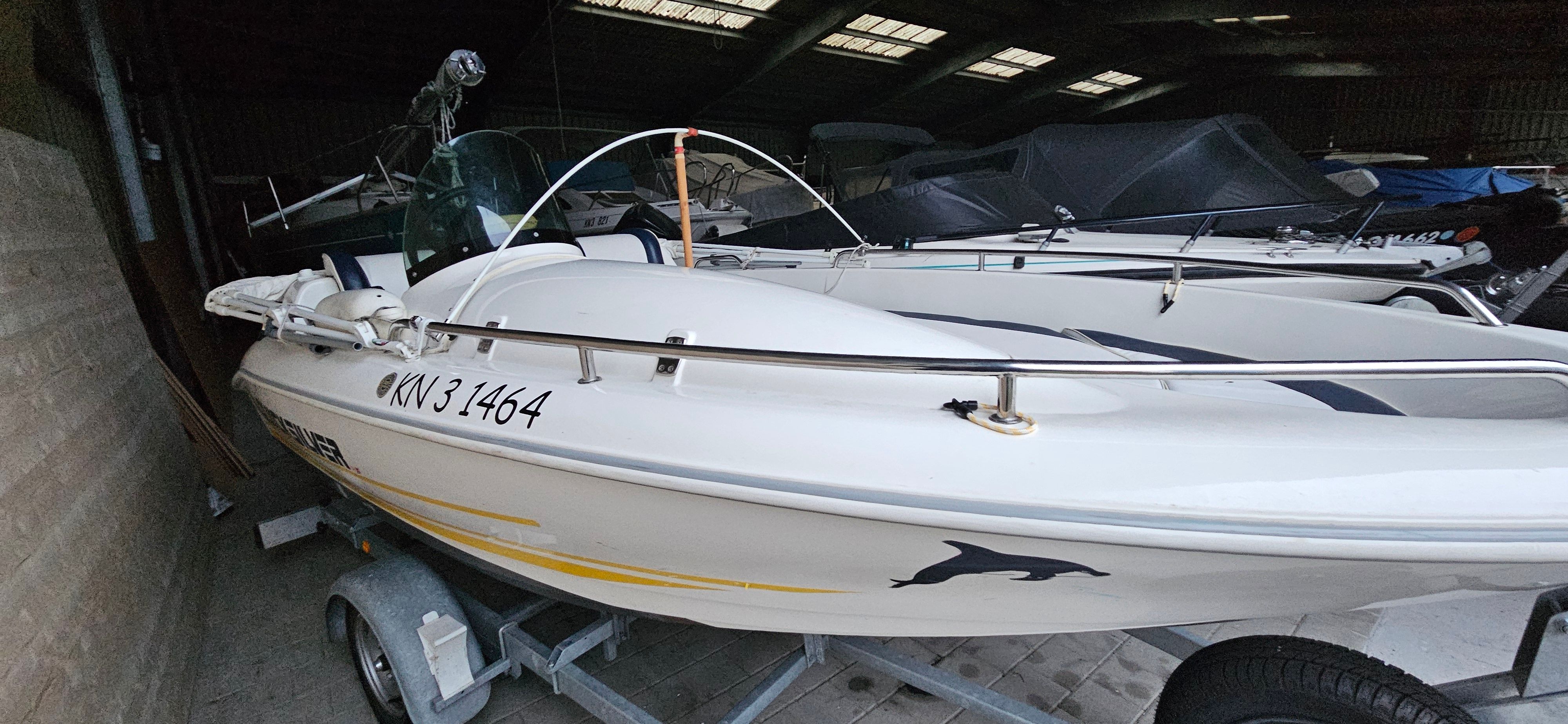 2000 Quicksilver 425 Konsolenboot