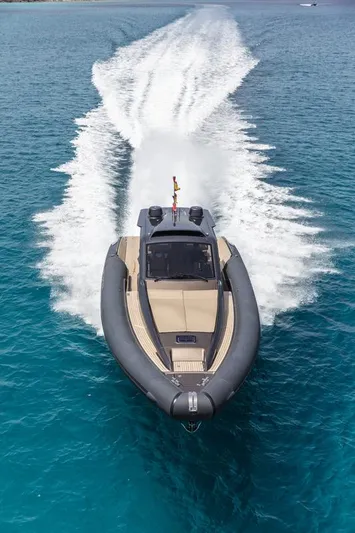 Anvera 48 Yacht Photos Pics Anvera 48 yacht cruising on clear blue water, 2025 model.