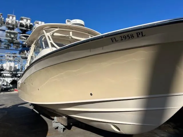  Yacht Photos Pics 2013 Grady-White Freedom 335 boat on display, showcasing sleek design and craftsmanship.