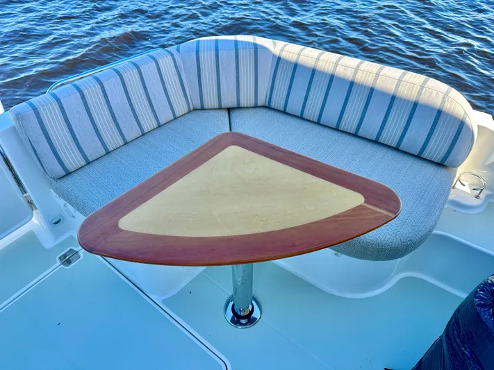 Blue To Blue Yacht Photos Pics Cockpit Table