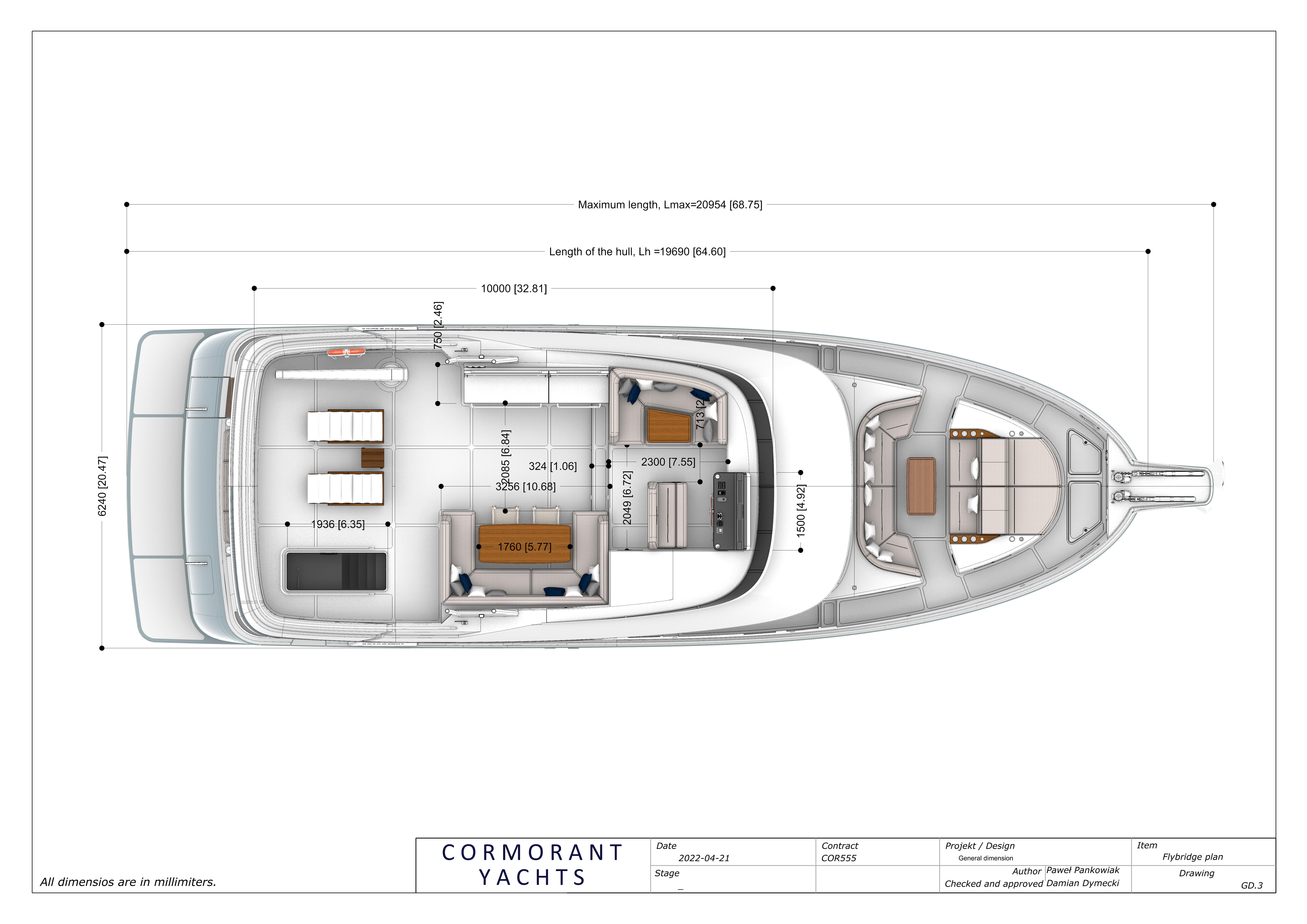 2023 Cormorant Yachts COR555