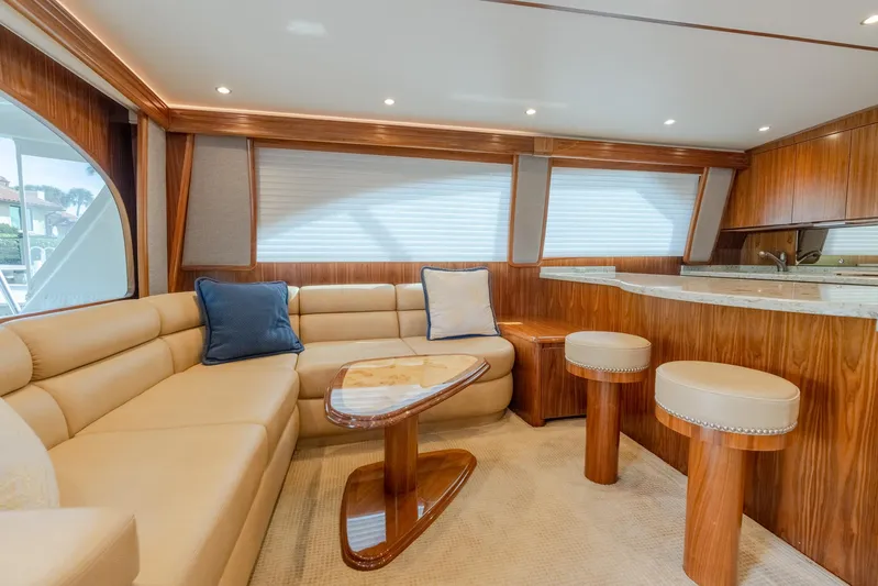 Tail Dancer Yacht Photos Pics Viking 62 Enclosed Bridge Tail Dancer-Salon