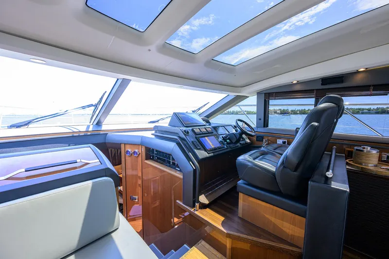 Alpha Dog Yacht Photos Pics Princess V62-S Alpha Dog - Helm
