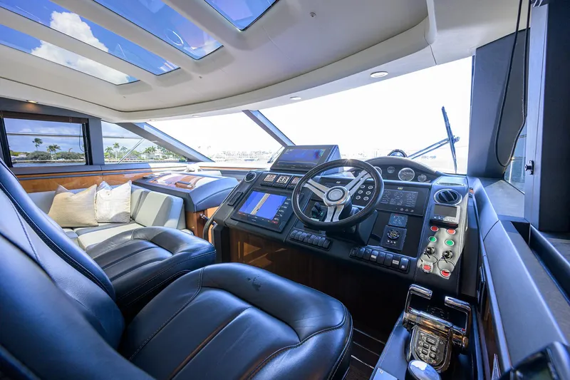 Alpha Dog Yacht Photos Pics Princess V62-S Alpha Dog - Helm