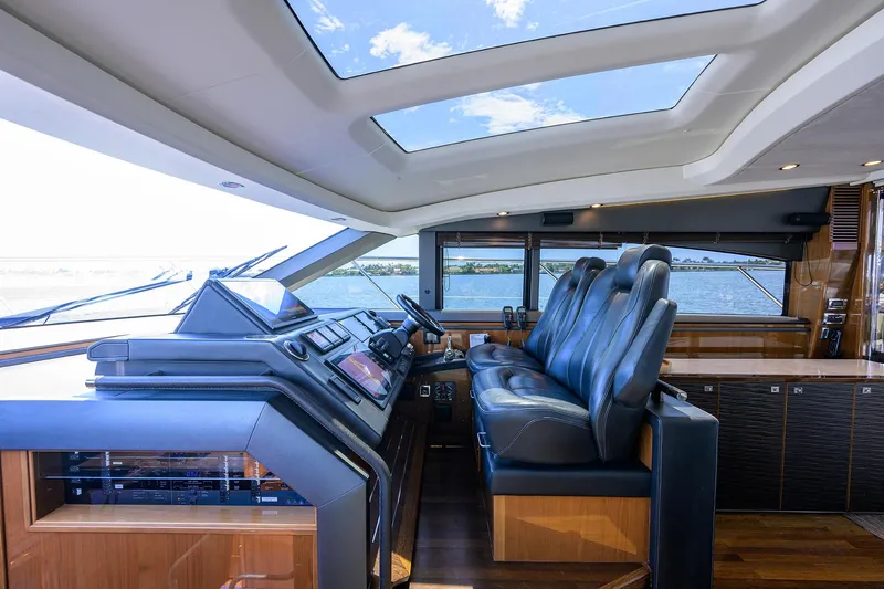 Alpha Dog Yacht Photos Pics Princess V62-S Alpha Dog - Helm