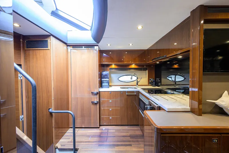 Alpha Dog Yacht Photos Pics Princess V62-S Alpha Dog - Galley