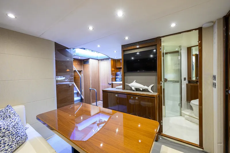 Alpha Dog Yacht Photos Pics Princess V62-S Alpha Dog - Lower Salon