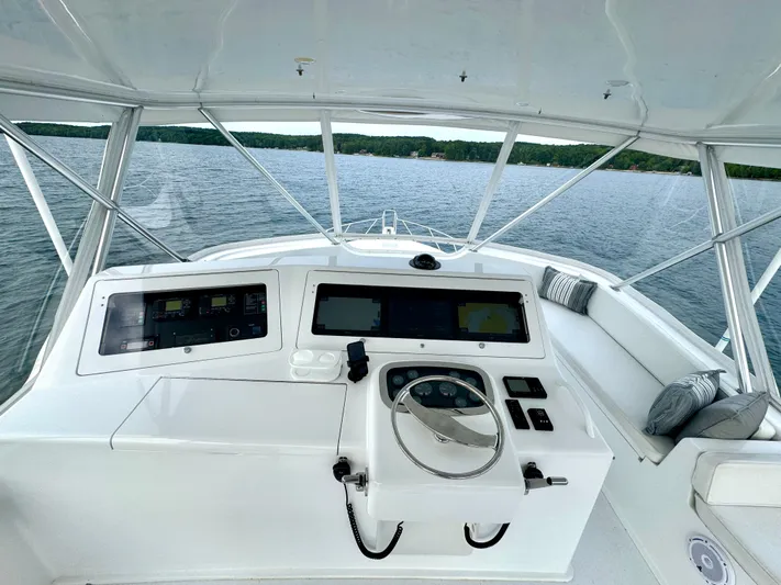 Rebelluis Yacht Photos Pics Helm Area