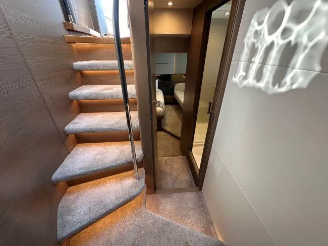  Yacht Photos Pics Princess Yachts V55 - Cabin access
