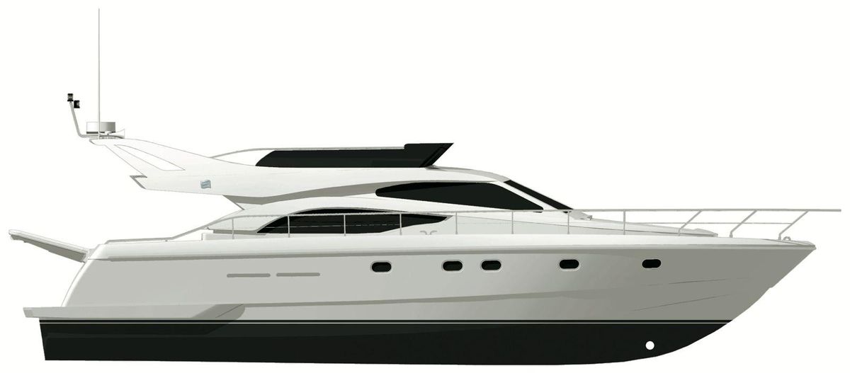2004 Ferretti Yachts 53 