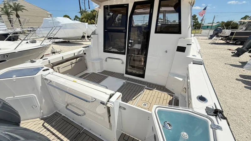  Yacht Photos Pics 2026 Cutwater C-288 Coupe boat interior with spacious deck and modern design.