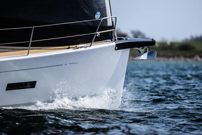  Yacht Photos Pics 2025 X-Yachts X4⁶ sailing on water, showcasing sleek design and craftsmanship.