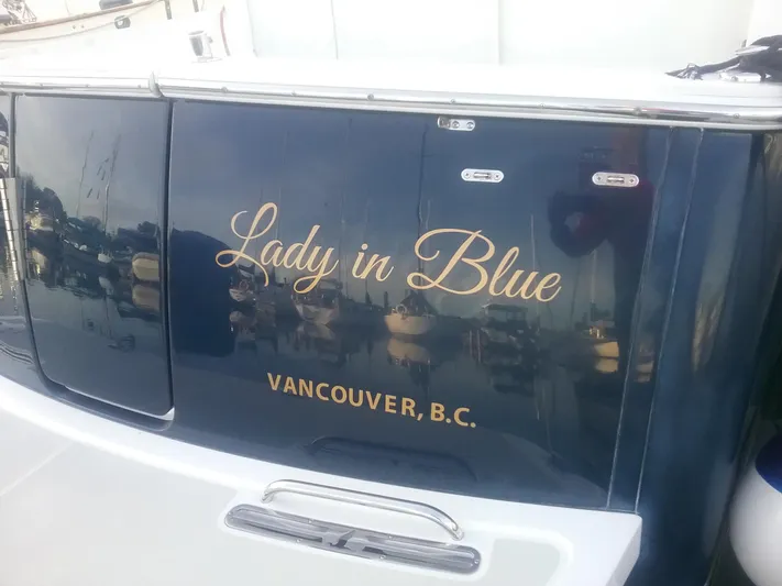 Lady In Blue Yacht Photos Pics Back Cove 30 boat named "Lady in Blue," Vancouver, B.C., 2012 model.