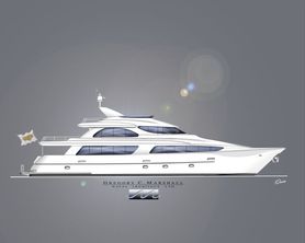 SonShip built by West Bay Shipyards Skylounge Tri-Deck 110