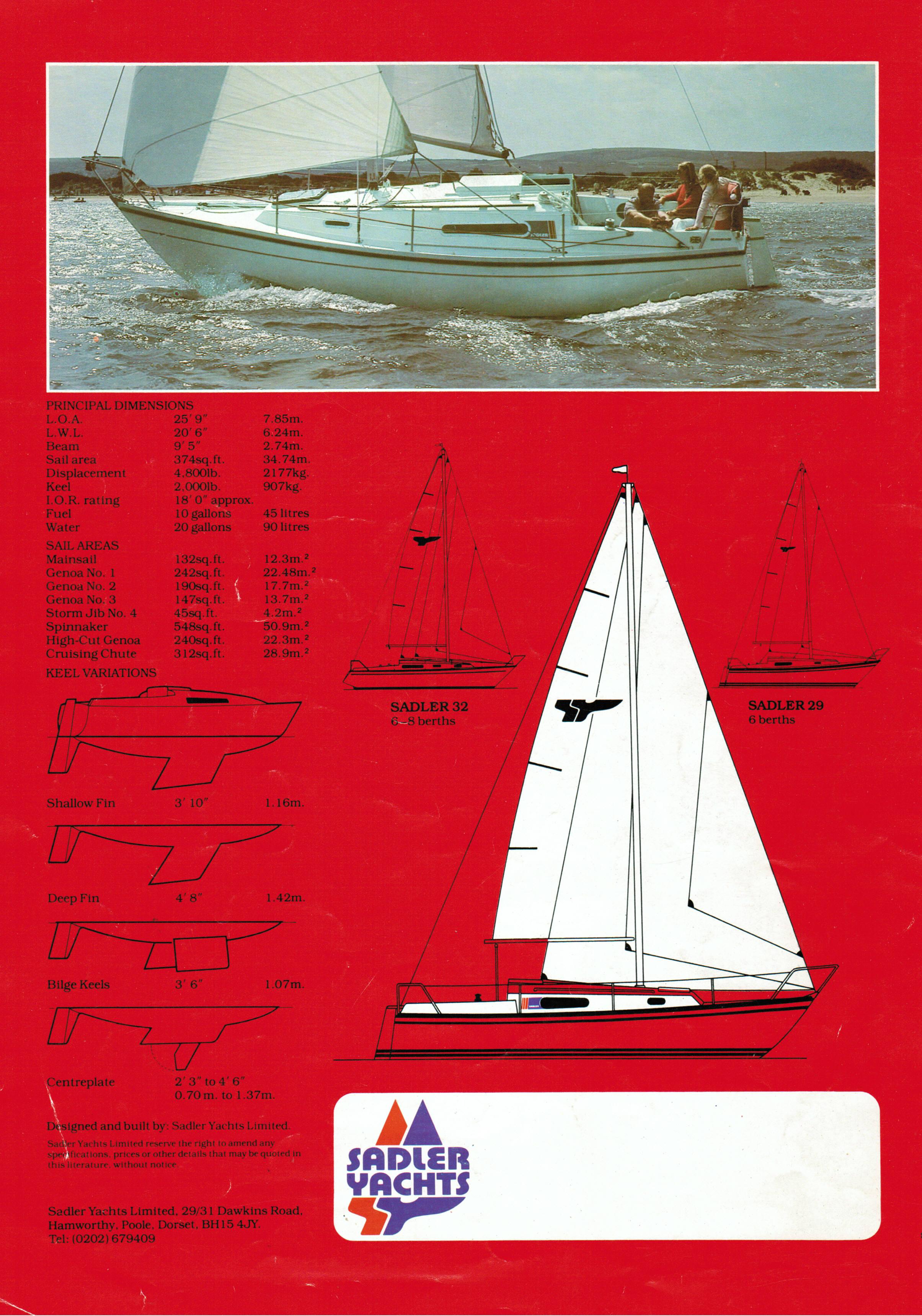 1988 Sadler 26 Engels kwaliteit schip