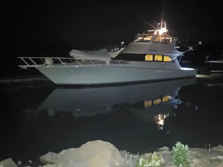 Mufasa Yacht Photos Pics Night port side