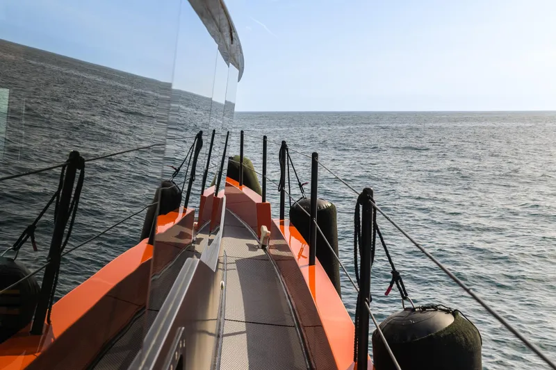 Vanguard Yacht Photos Pics Naval Yachts XPM 78, 2023 model, cruising on open sea with clear skies.