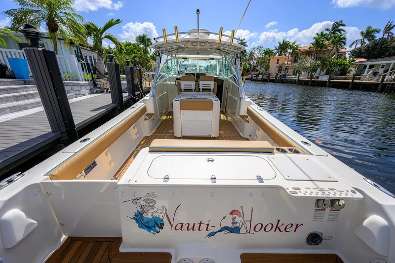 Nauti-hooker Yacht Photos Pics Pursuit 34 Nauti-Hooker - Cockpit and Transom